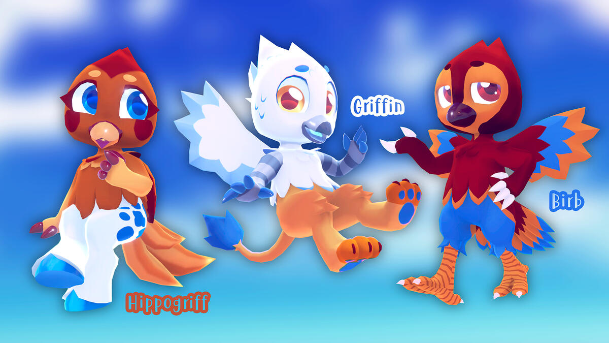 Griffin, Hippogriff and Birb
